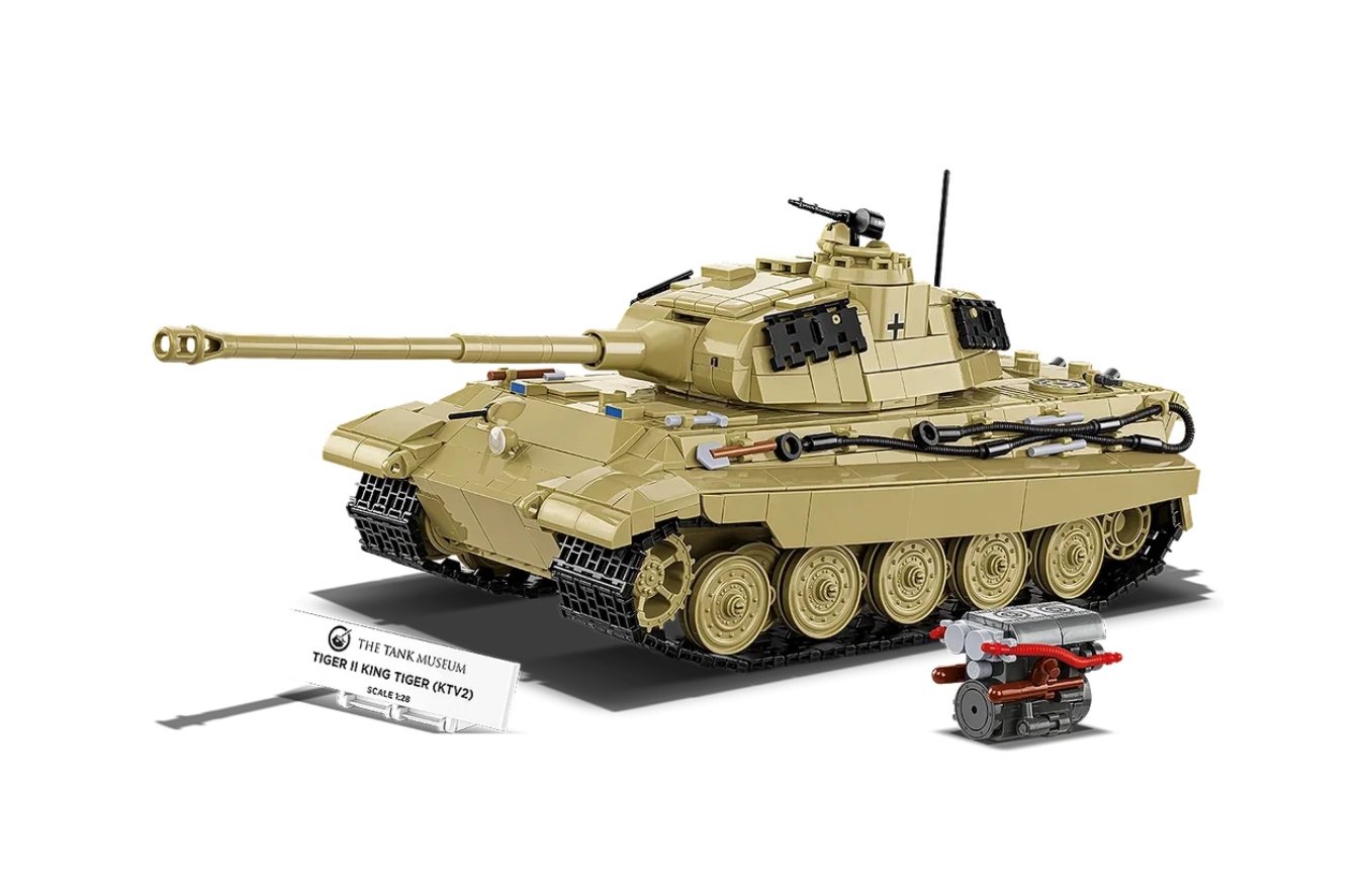 Cobi 2686 II WW Tiger II King Tiger (KTV2), 1:28, 1572 kostek