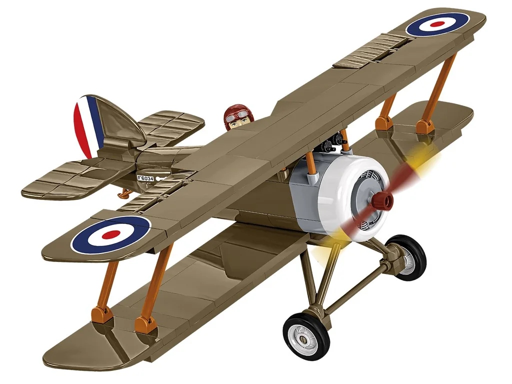 Cobi 2999 Great War SOPWITH F.1 CAMEL, 1:32, 186 kostek, 1 f