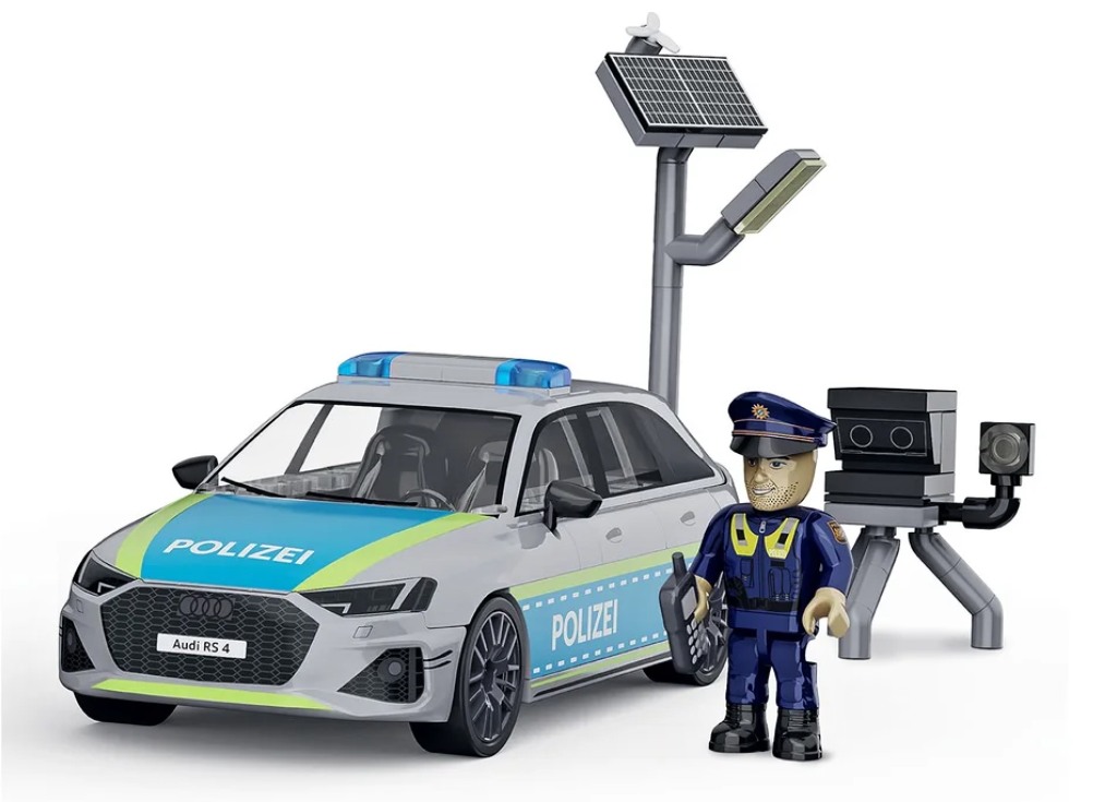 Cobi 24672 Audi RS4 Polizei, 1:35, 153 kostek