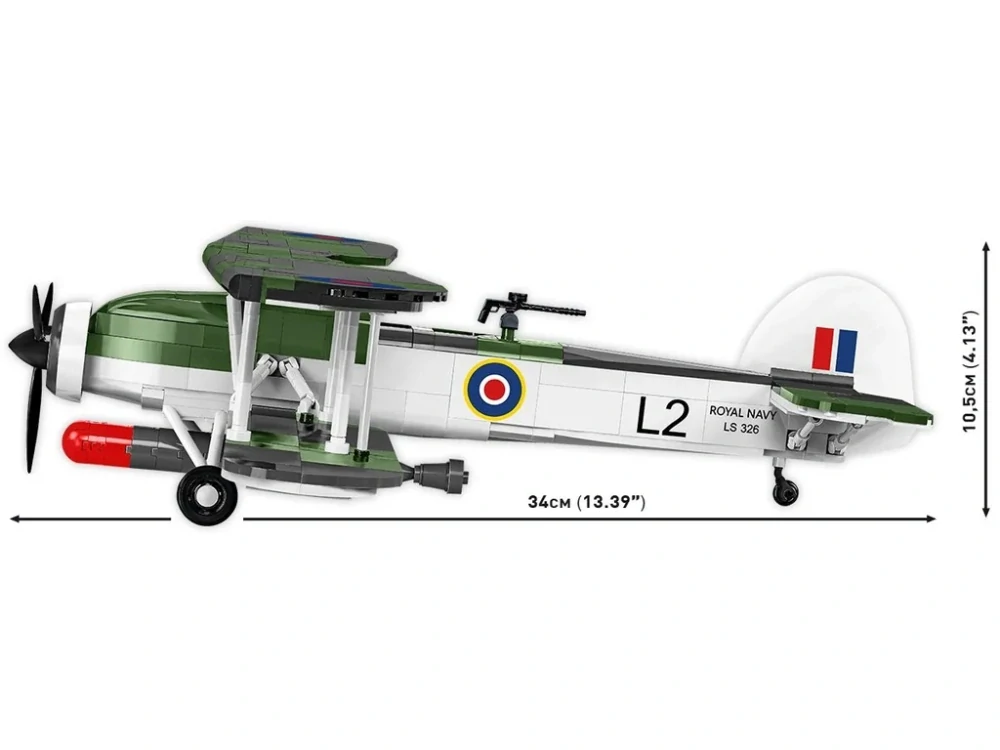 Cobi 5770 II WW FAIREY SWORDFISH, 1:32, 806 k, 2 f