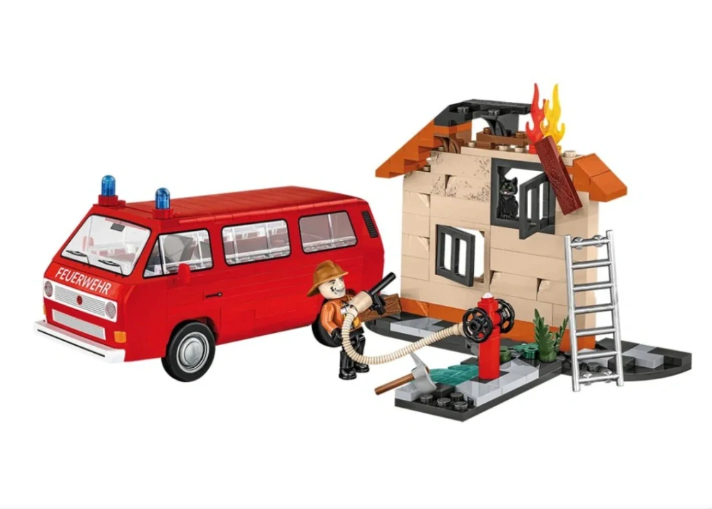 Cobi 24635 Volkswagen T3 Hasiči, 1:35, 238 kostek