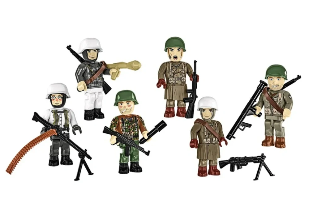 Cobi 2065 Bitva v Ardenách (Battle of the Bulge 1944), 75 kostek a 6 figurek