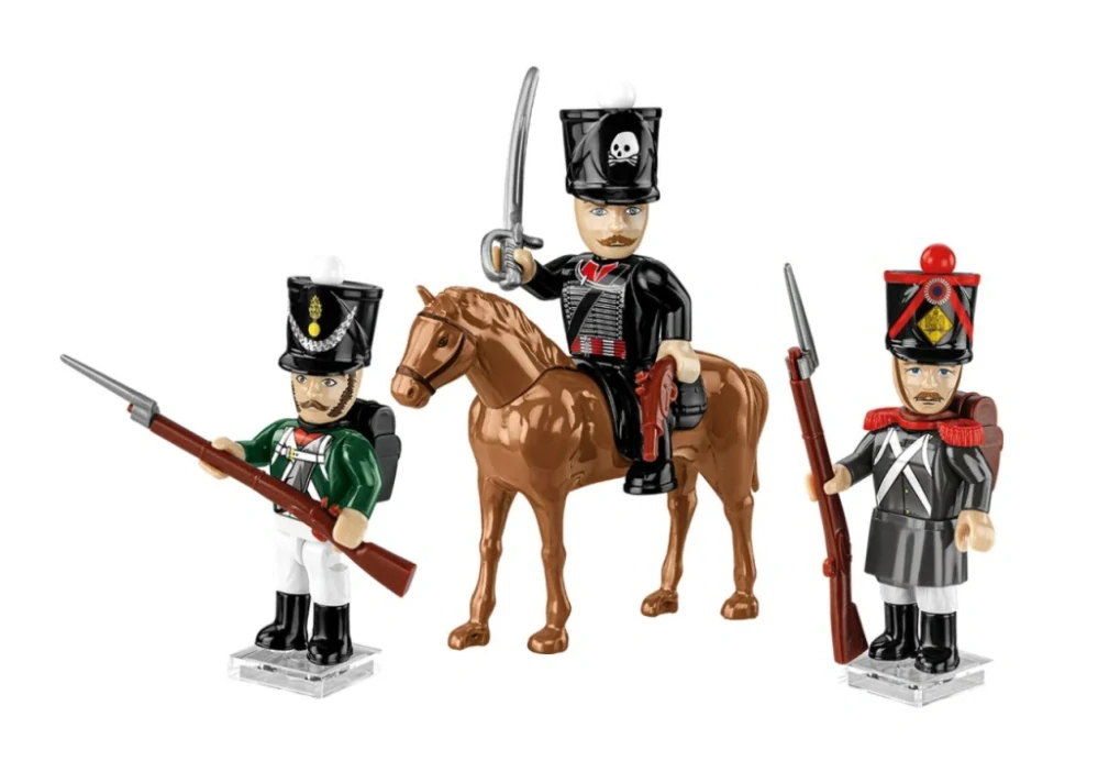 Cobi 20098 Vojáci napoleonské éry 4 figurky s doplňky, 45 kostek