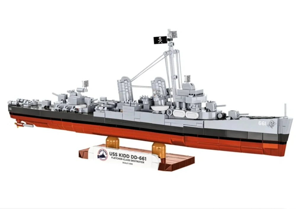 Cobi 4866 USS KIDD DD-661, 1:300, 706 kostek