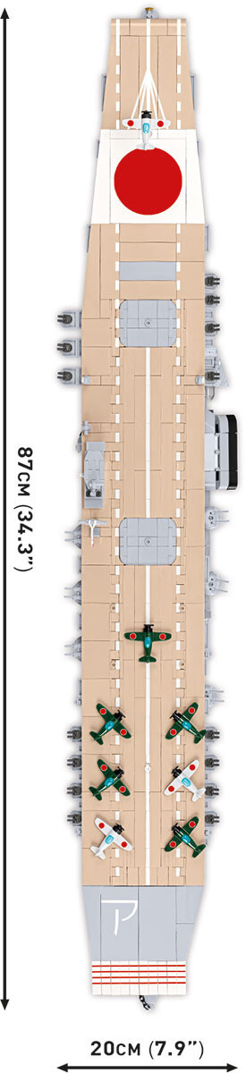 Cobi 4851 II WW AKAGI Japonská letadlová loď, 1:300, 3573 kostek
