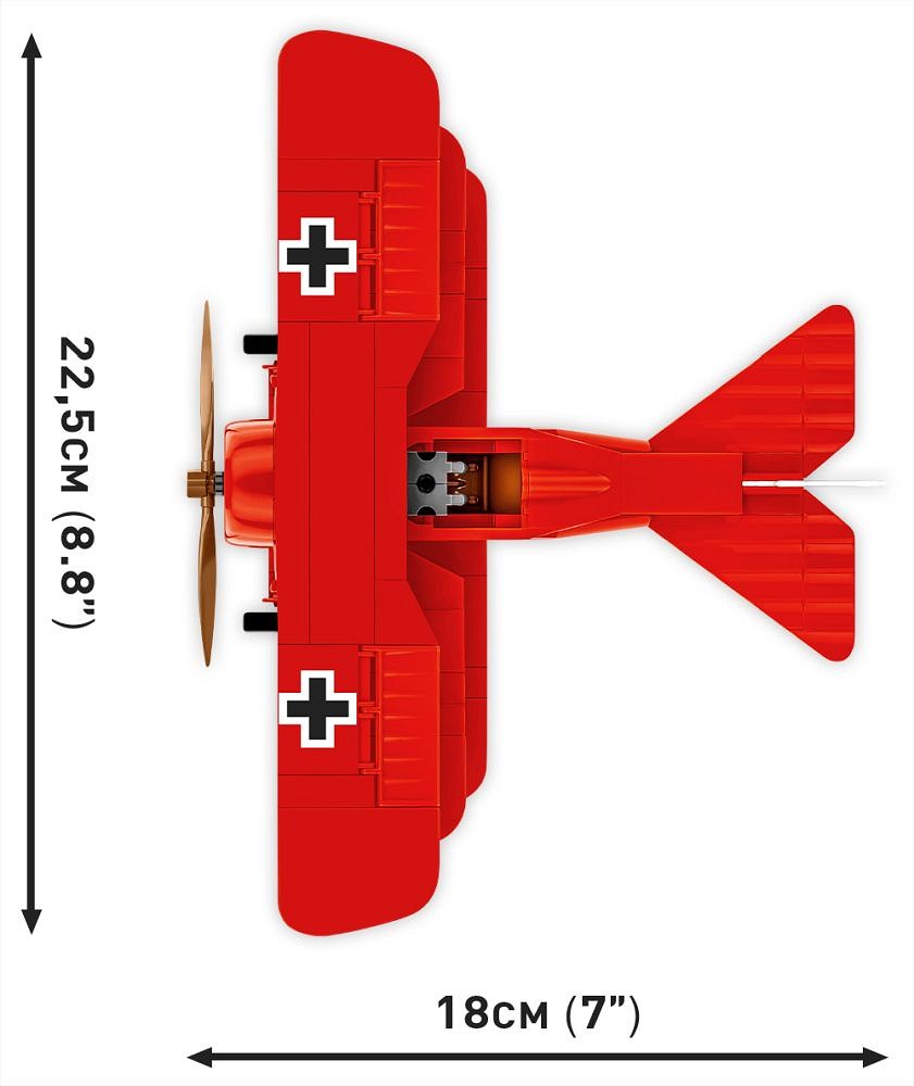 Cobi 2996 Great War Fokker Dr. I Red Baron, 1:32, 221 kostek