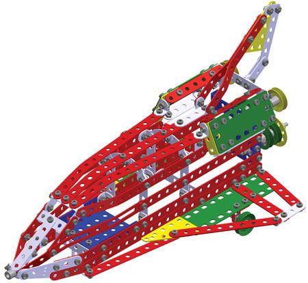 Merkur 8 stavebnice, 1405 dílů, 130 modelů