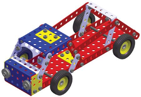 Merkur 016 Buggy, 206 dílů, 10 modelů