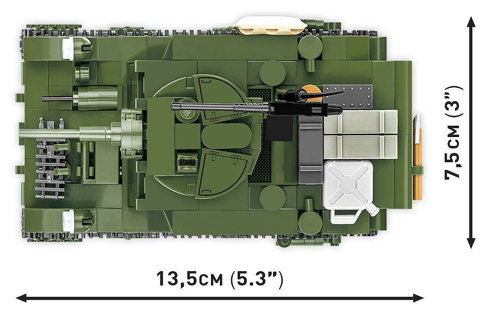 COBI 3129 II WW M3 Stuart, 1:35, 511 kostek