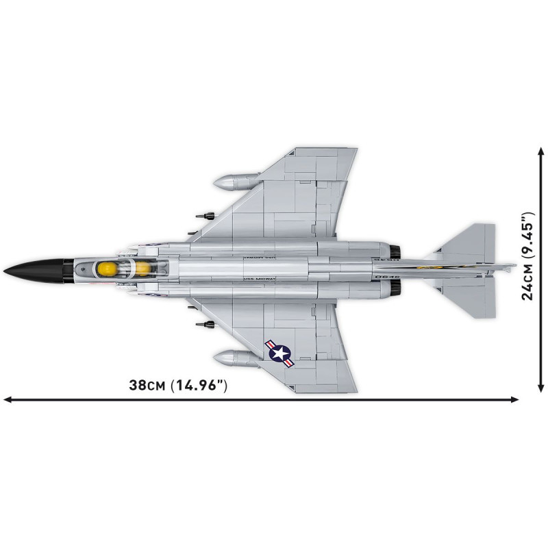 COBI 5897 Armed Forces F-4 Phanthom II, 1:48, 703 kostek