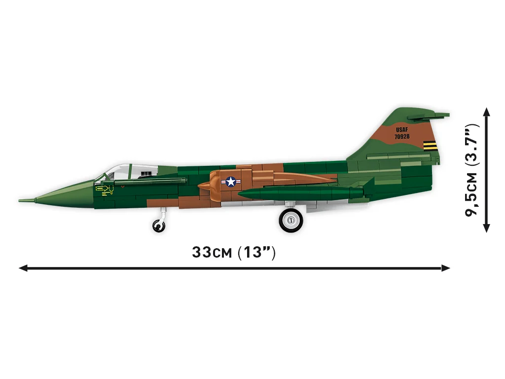 COBI 2426 Vietnam War Lockheed F-104 Starfighter, 1:48, 438 kostek