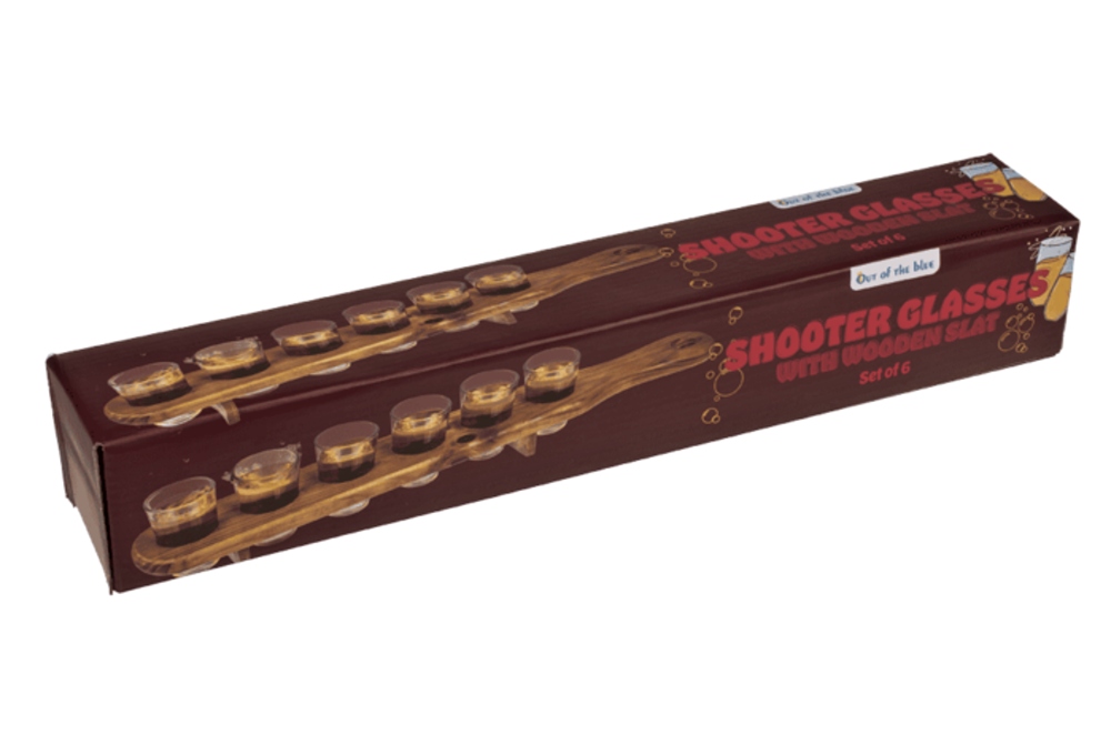 Dřevěné prkénko s panáky, 45 cm