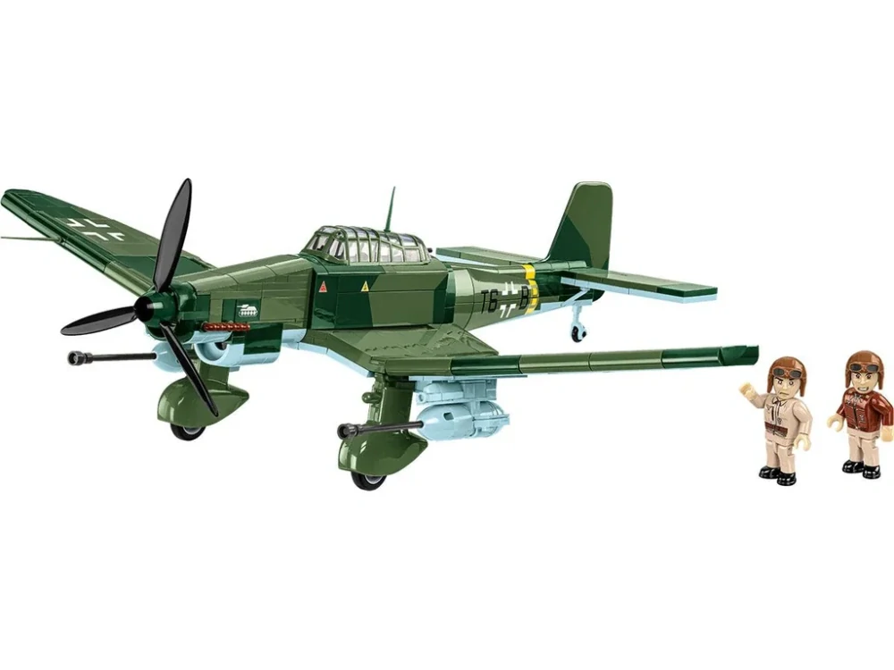 Cobi 5767 II WW Junkers JU 87G-2 STUKA, 1:32, 571 kostek, 2 figurky