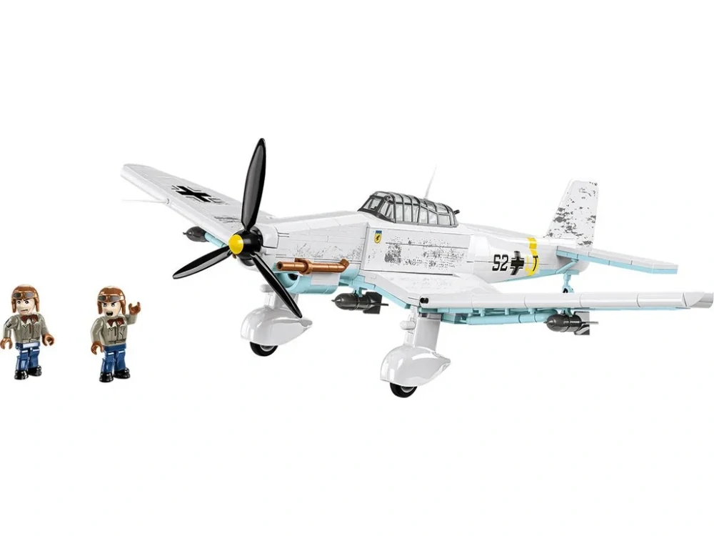Cobi 5768 II WW Junkers JU 87D-3 STUKA, 1:32, 556 kostek a 2 figurky