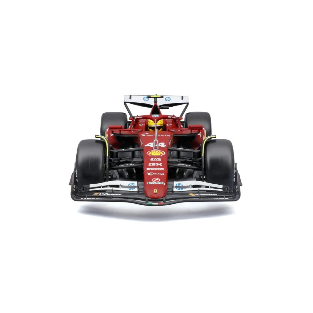 Bburago – RACE Formule F1 Ferrari SF-25 (2025) s helmou, #44 Lewis Hamilton, 1:18
