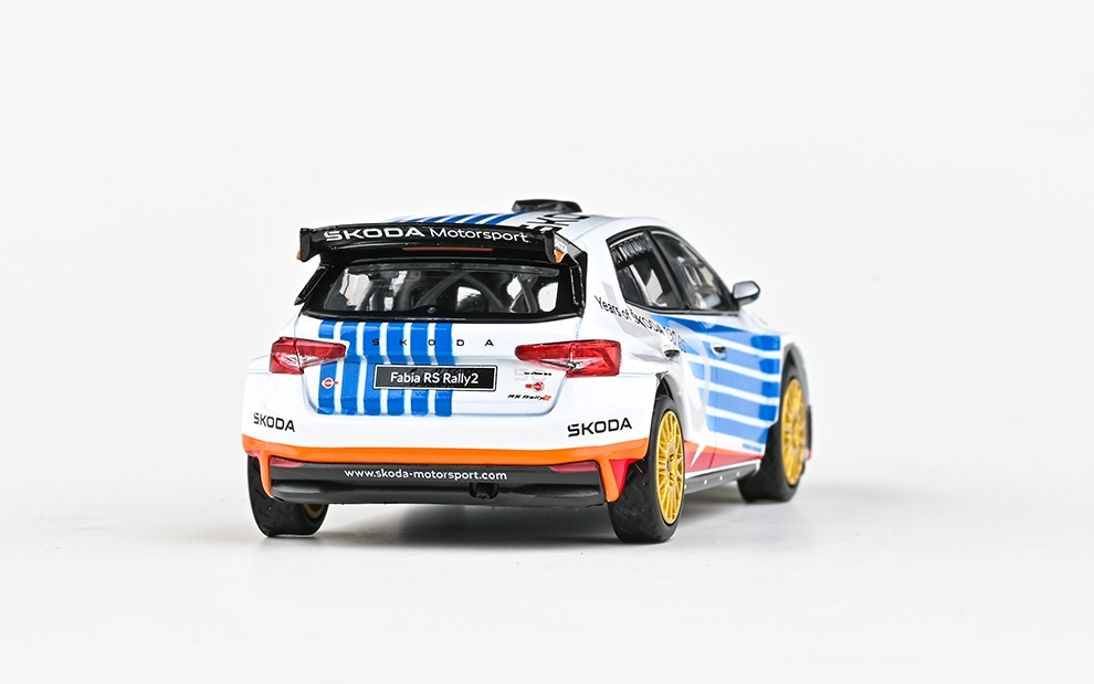 Abrex Škoda Fabia IV RS Rally2 (2022) 1:43 Motorsport Design 2025 130RS MC