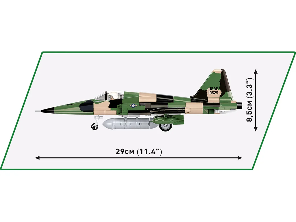 COBI 2425 Vietnam War Northrop F-5A Freedom Fighter, 1:48, 352 kostek