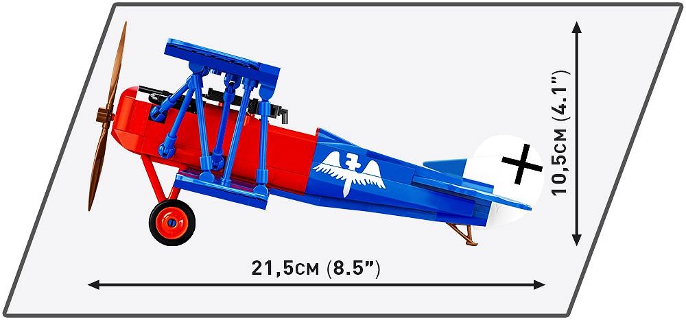 Cobi 2994 Great War Fokker D VII, 1:32, 256 kostek