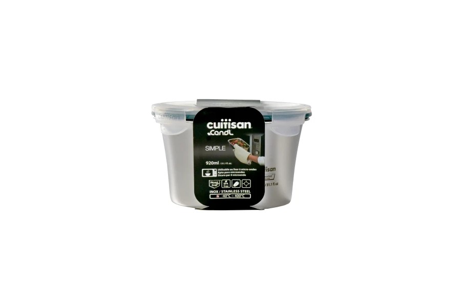 Nerezová kulatá dóza Cuitisan 920ml