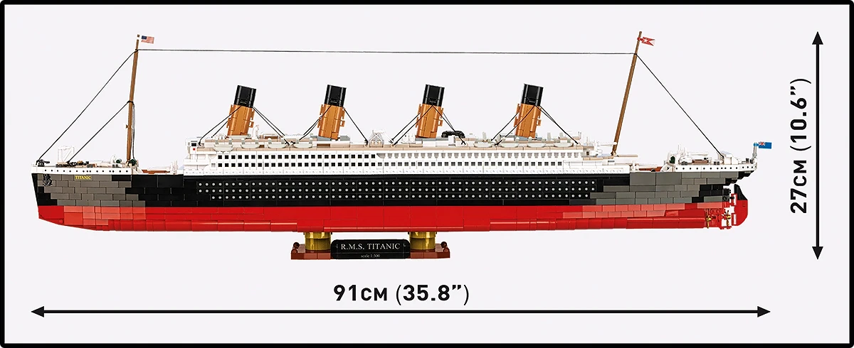 Cobi 1686 R.M.S. Titanic, 1:300, 3260 kostek