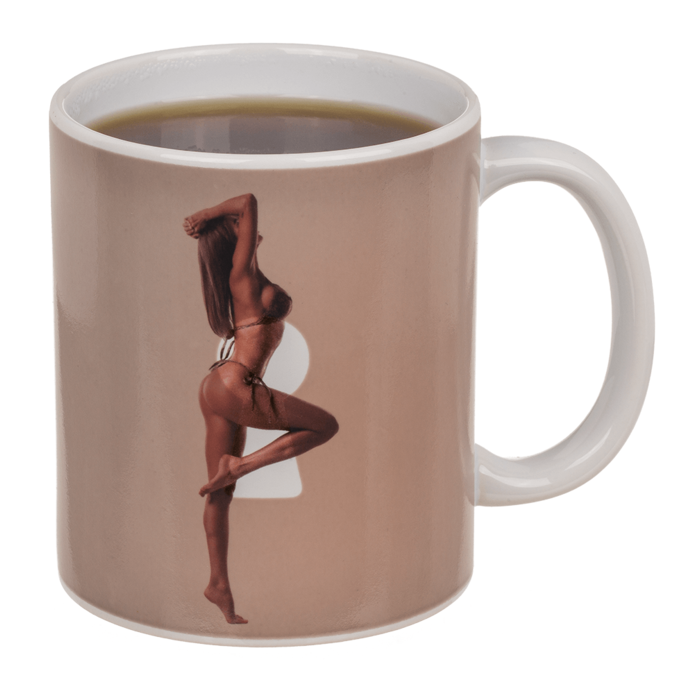 Kameninový hrnek Stripper Girl, s termálním efektem, 12 x 10 cm