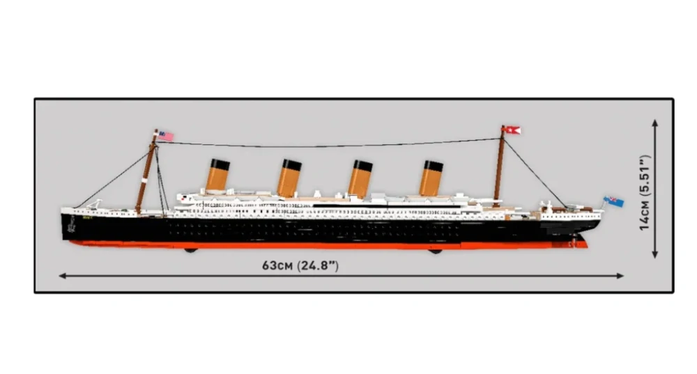 Cobi 1688 R.M.S. Titanic, 1:450, 848 kostek