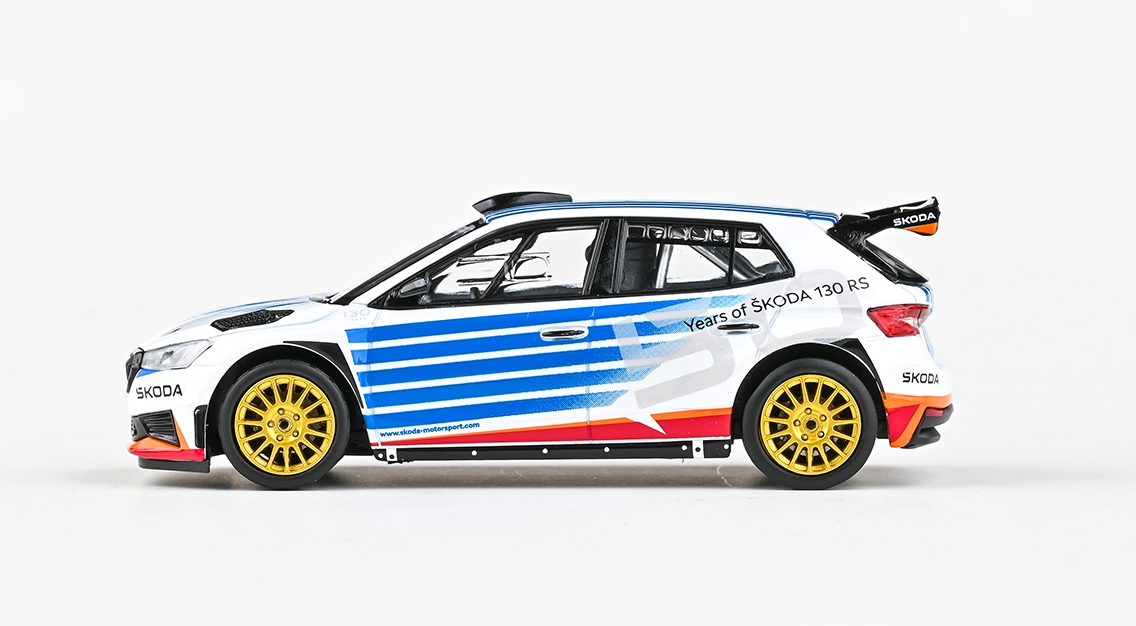Abrex Škoda Fabia IV RS Rally2 (2022) 1:43 Motorsport Design 2025 130RS MC