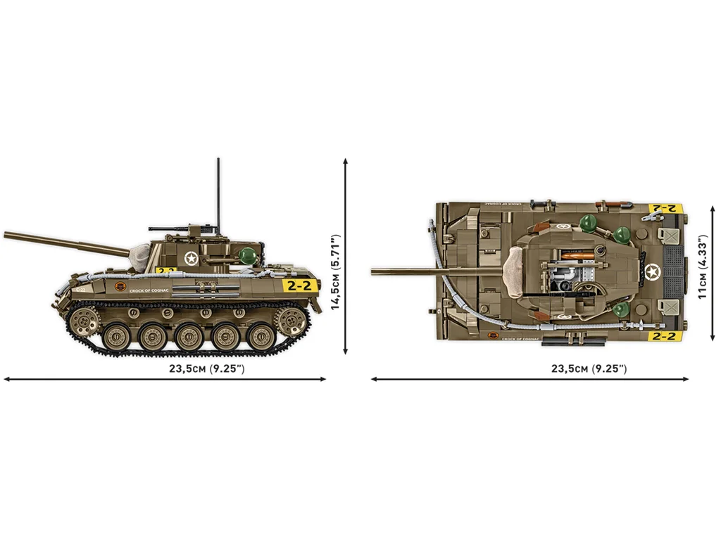 Cobi 2679 II WW M18 HELLCAT, 1:28, 1026 dílků, 1 f