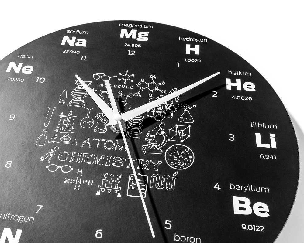 Gadget Master Nástěnné hodiny Chemik, průměr 30cm