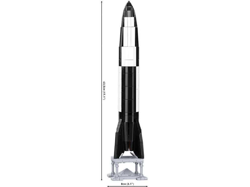 COBI 3120 II WW Raketa V2 na podvozku Meiller, 1:35, 1191 kostek