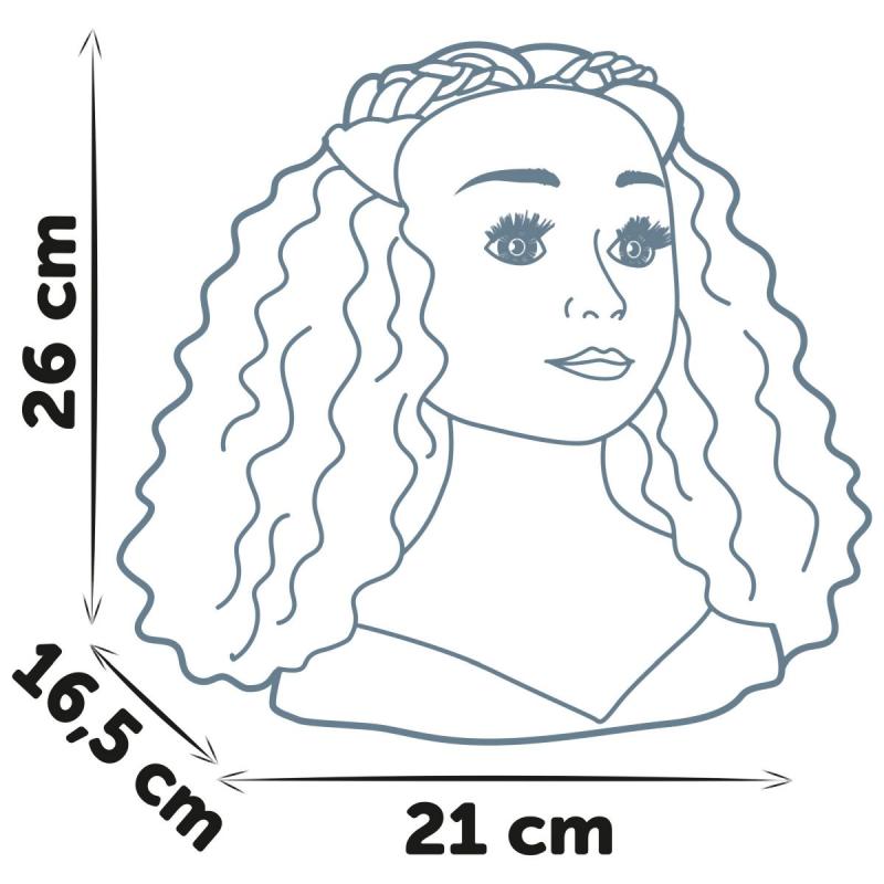 Smoby My Beauty Česací hlava Afro