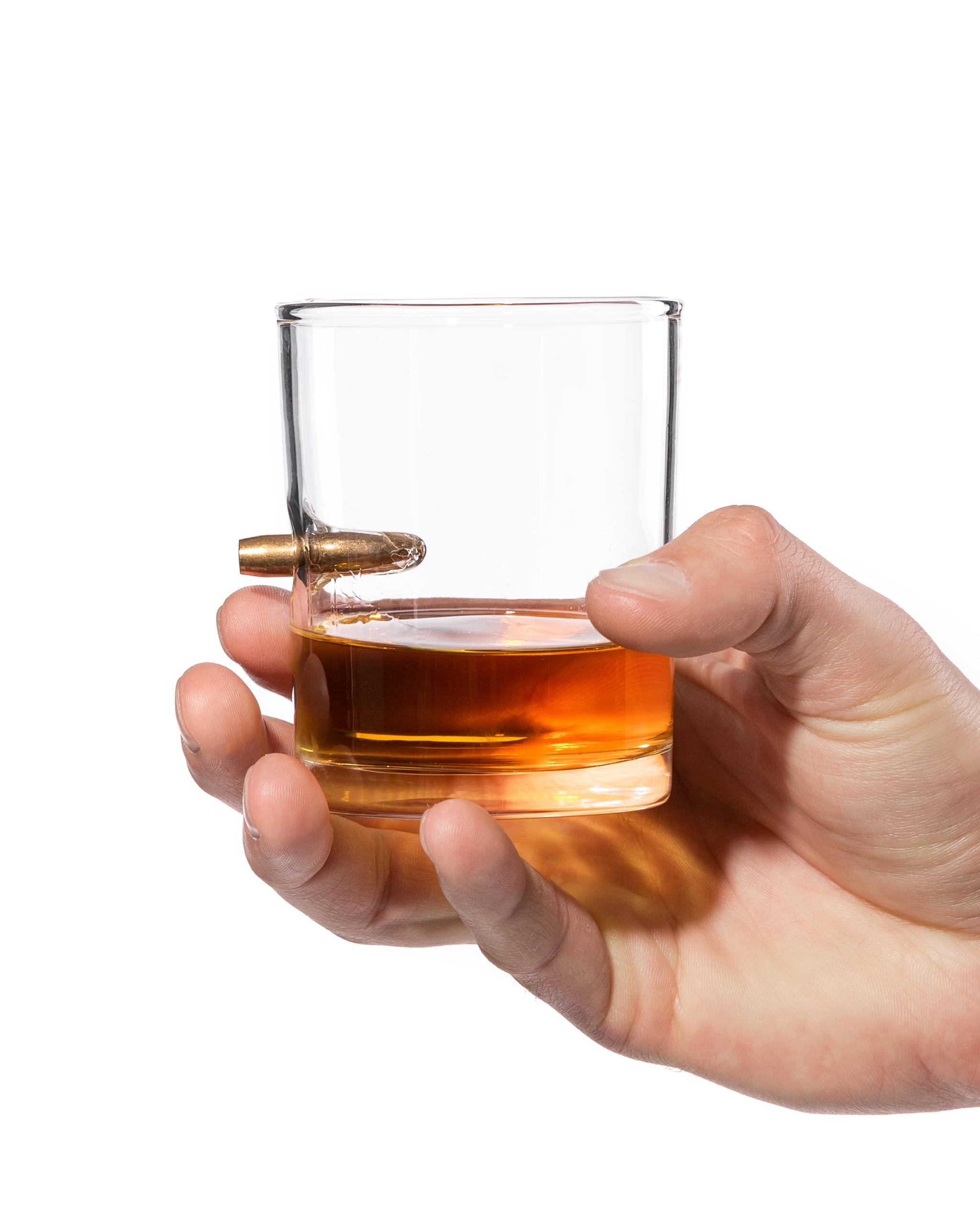 Sklenice na whisky s pravou kulkou, 278 ml.