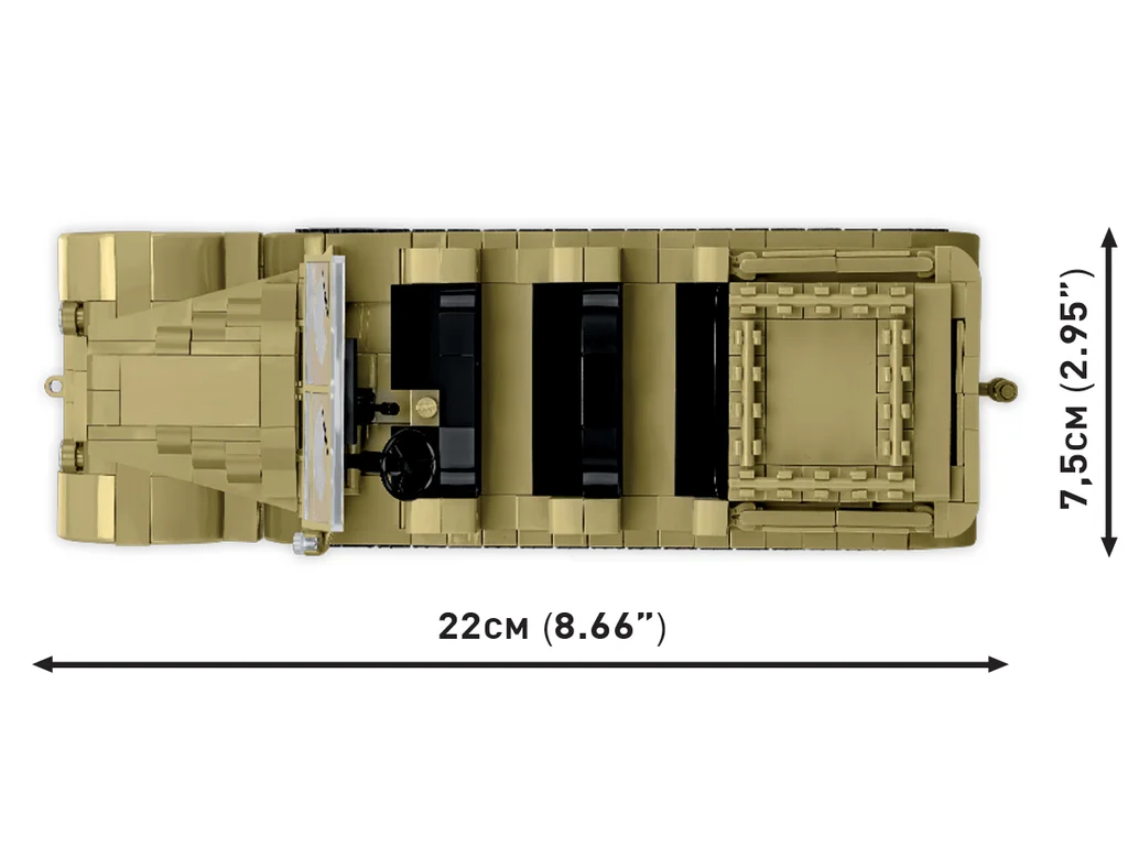Cobi 3143 II WW Sd. Kfz. 8 táhnoucí 8,8 cm Flak 36, 1:35, 975 k, 2 f