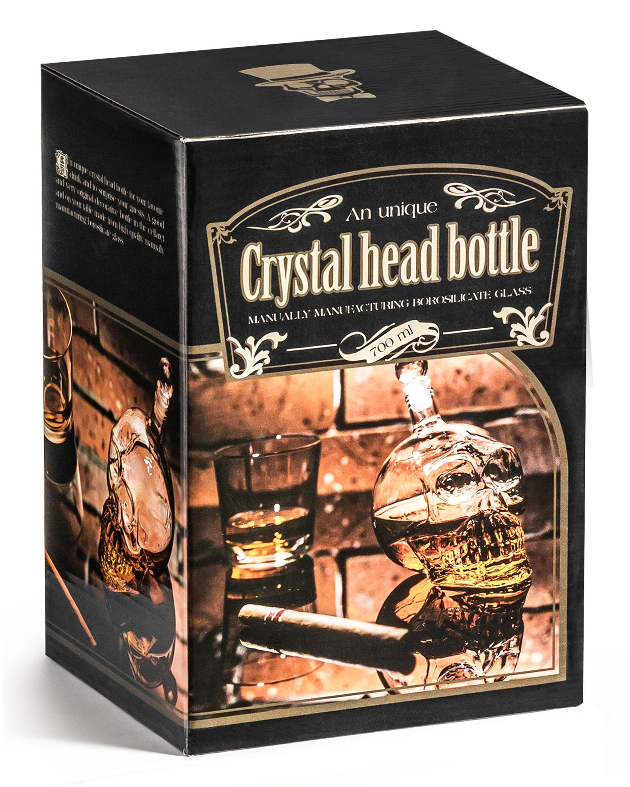 Karafa s křišťálová lebka 650 ml
