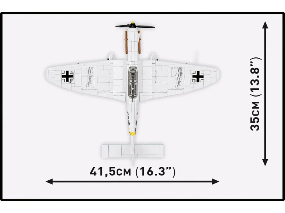 Cobi 5768 II WW Junkers JU 87D-3 STUKA, 1:32, 556 kostek a 2 figurky