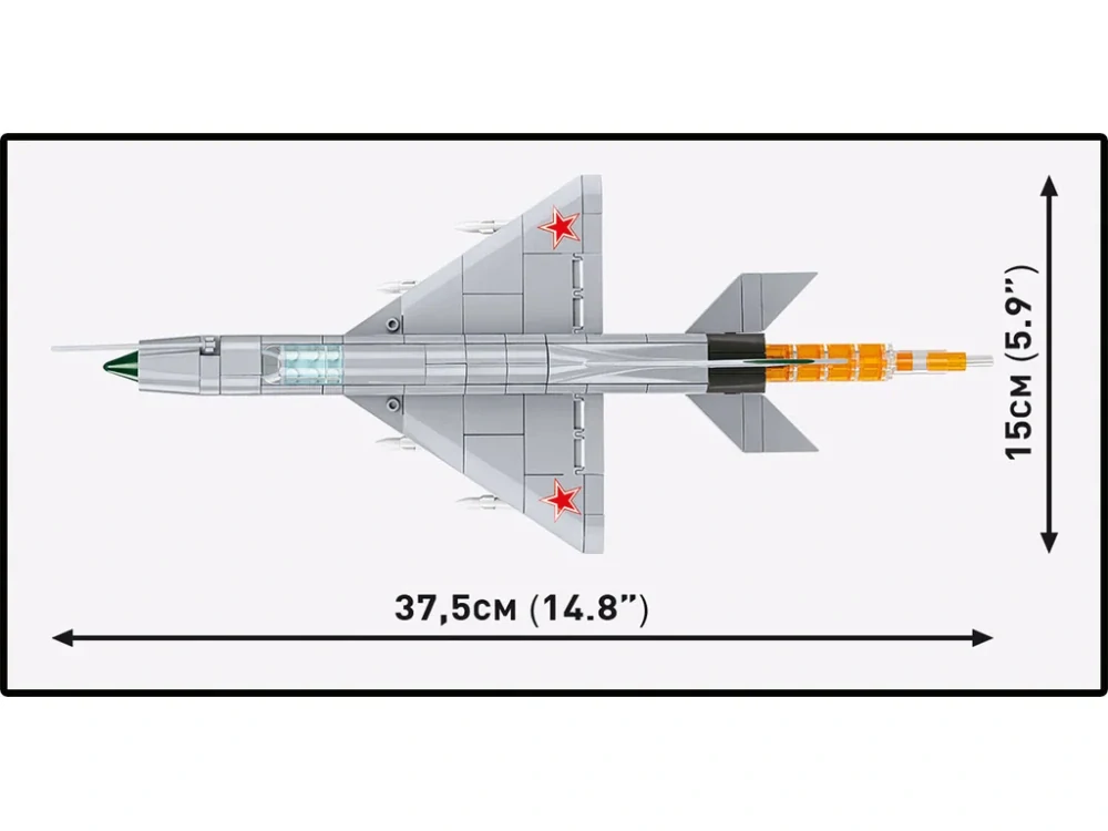 Cobi 5918 MIG-21 MF (Polsko / SSSR), 1:48, 381 kostek