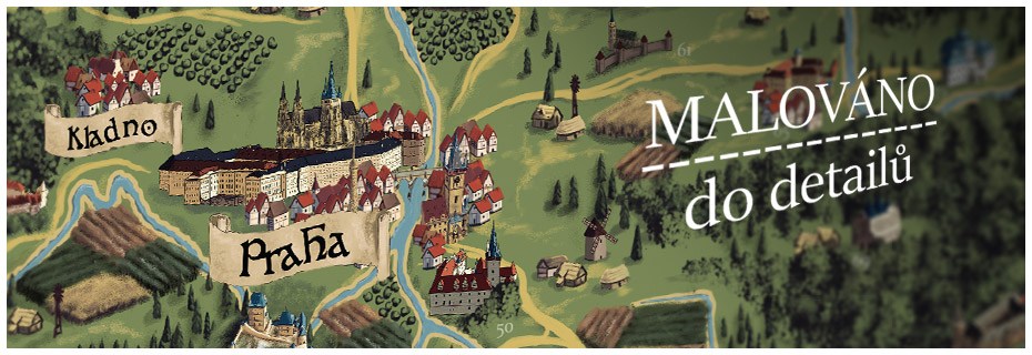 Giftio Stírací mapa Česká republika Deluxe XL, Zlatá