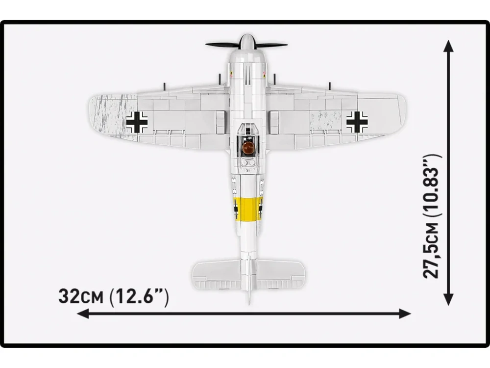 COBI 5775 II WW Focke-Wulf Fw 190 A-4, 1:32, 390 kostek