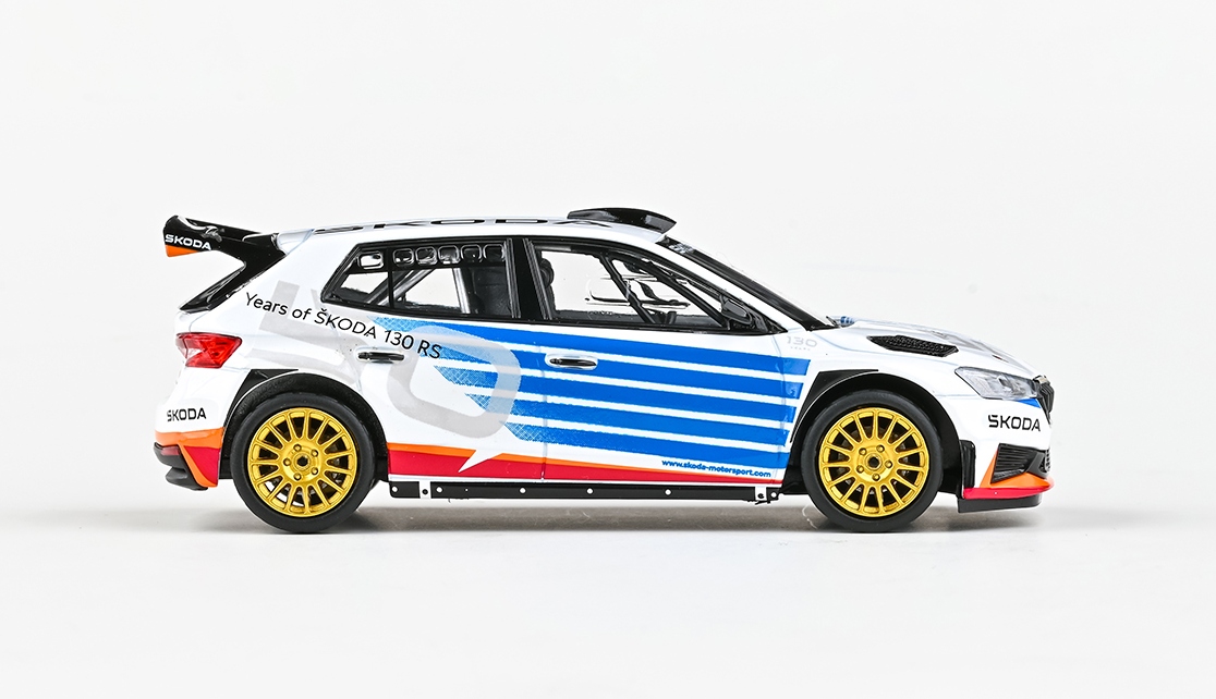Abrex Škoda Fabia IV RS Rally2 (2022) 1:43 Motorsport Design 2025 130RS MC