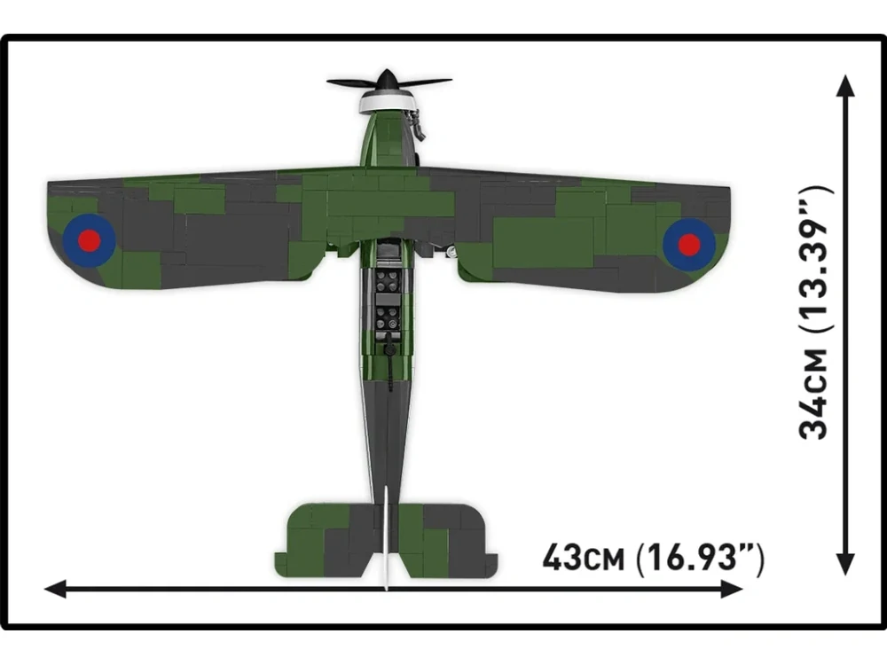 Cobi 5770 II WW FAIREY SWORDFISH, 1:32, 806 k, 2 f