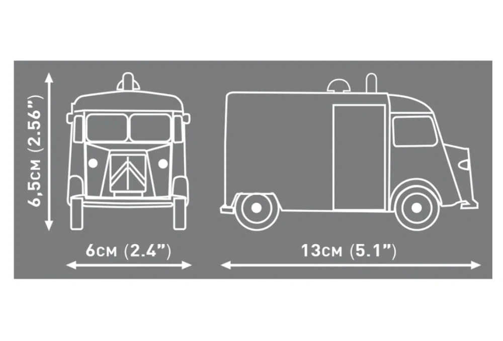 Cobi 24630 Citroën Type H Policie, 1:35, 180 kostek