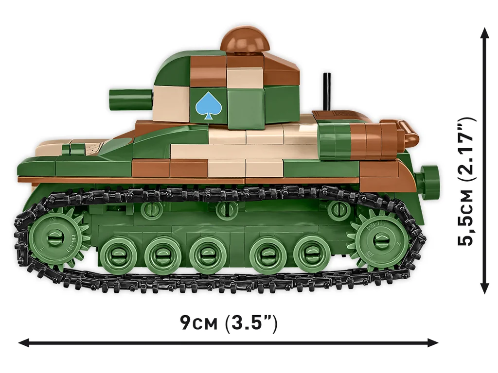 COBI 2719 II WW Renault R-35, PL/FR 2 v 1, 1:48, 258 kostek