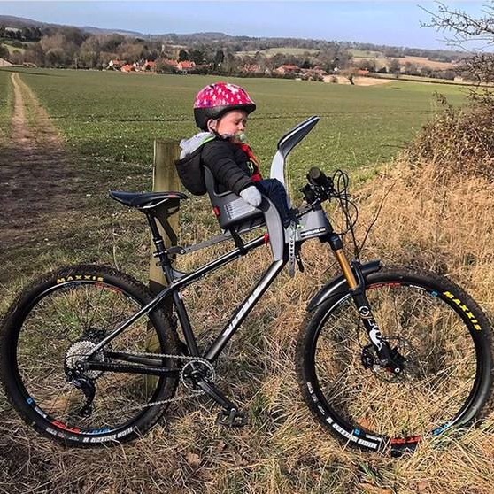 WeeRide SafeFront Classic přední dětská cyklosedačka, šedá