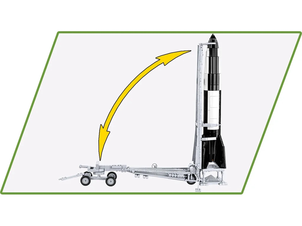 COBI 3120 II WW Raketa V2 na podvozku Meiller, 1:35, 1191 kostek