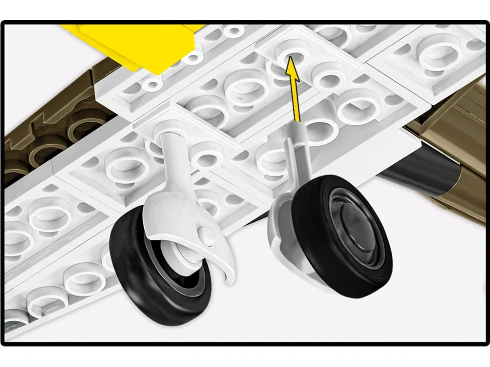 Cobi 5873 II WW Messerschmitt BF-109F, 1:48, 123 kostek