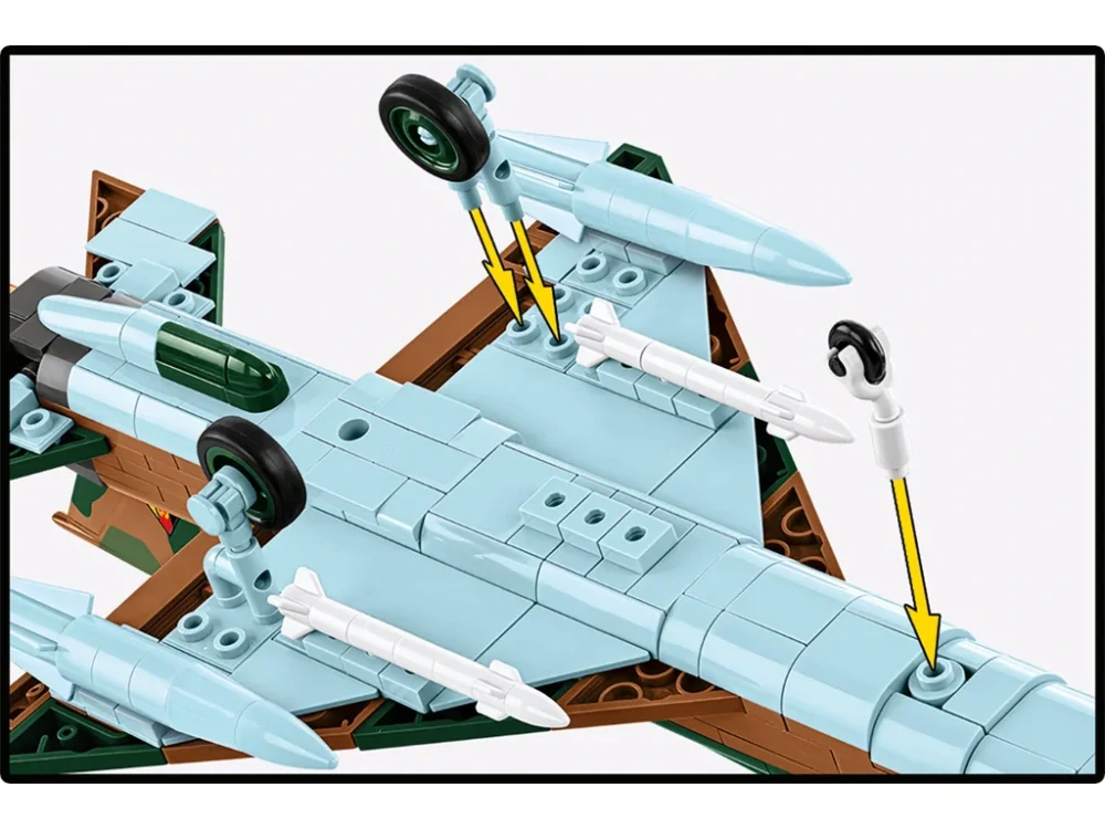 Cobi 5919 MIG-21 ČSSR / NDR, 1:48, 396 kostek