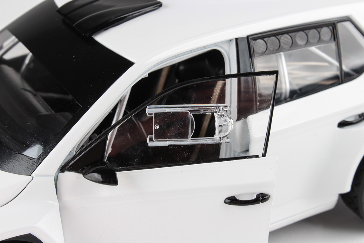 Abrex Škoda Fabia III R5 (2015) Bílá 1:18