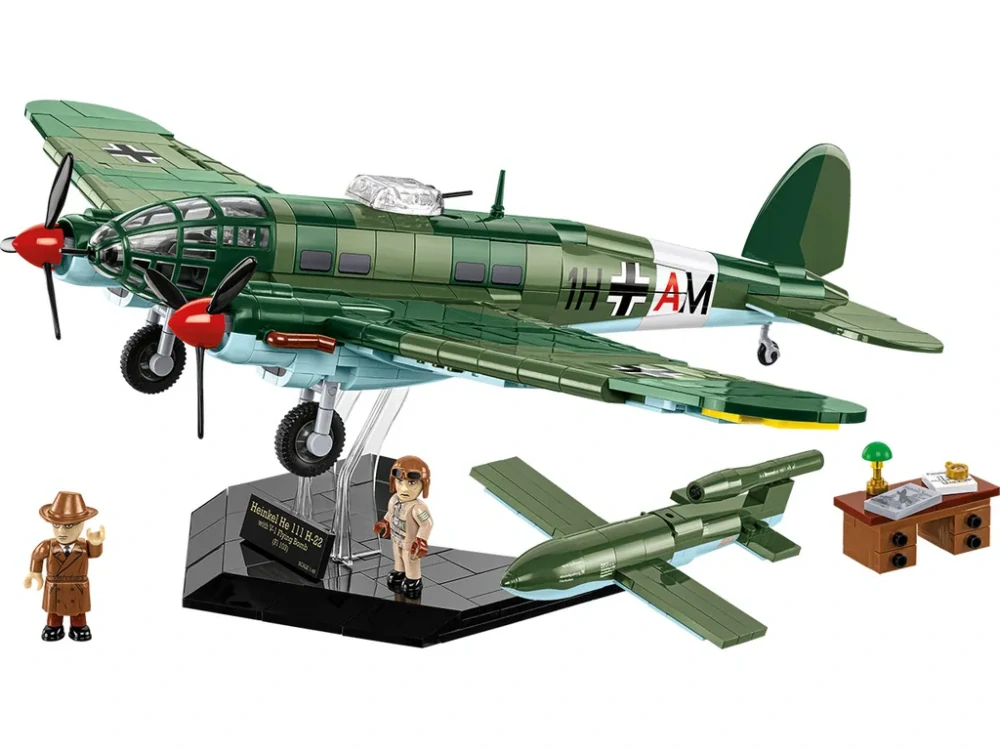 Cobi 5771 II WW Heinkel He 111 H-22 se střelou V1, 1:48, 927 k, 2 f, Executive edition