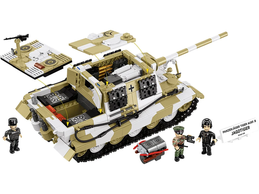 Cobi 2674 II WW Panzerjäger TIGER Ausf. B JAGDTIGER 1:28, 1371 kostek