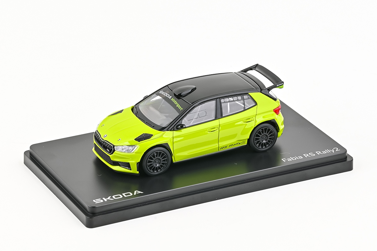 Abrex Škoda Fabia IV RS Rally2 (2022) 1:43 Zelená Mamba